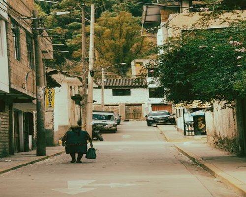 neighborhood walk after work in Peru